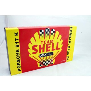 Team set Shell Porsche 917k + Ferrari 512s CL Fly S23 96065