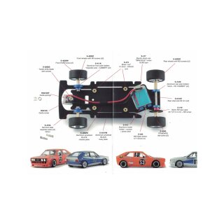 VW Scirocco Nr. 53 Jägermeister BRM136 BRM Slotcar