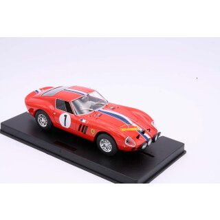 Ferrari 250 GTO Le Mans 24H dos Catalunya 1965 10 years edition slot car today # 1 FLY-E2022