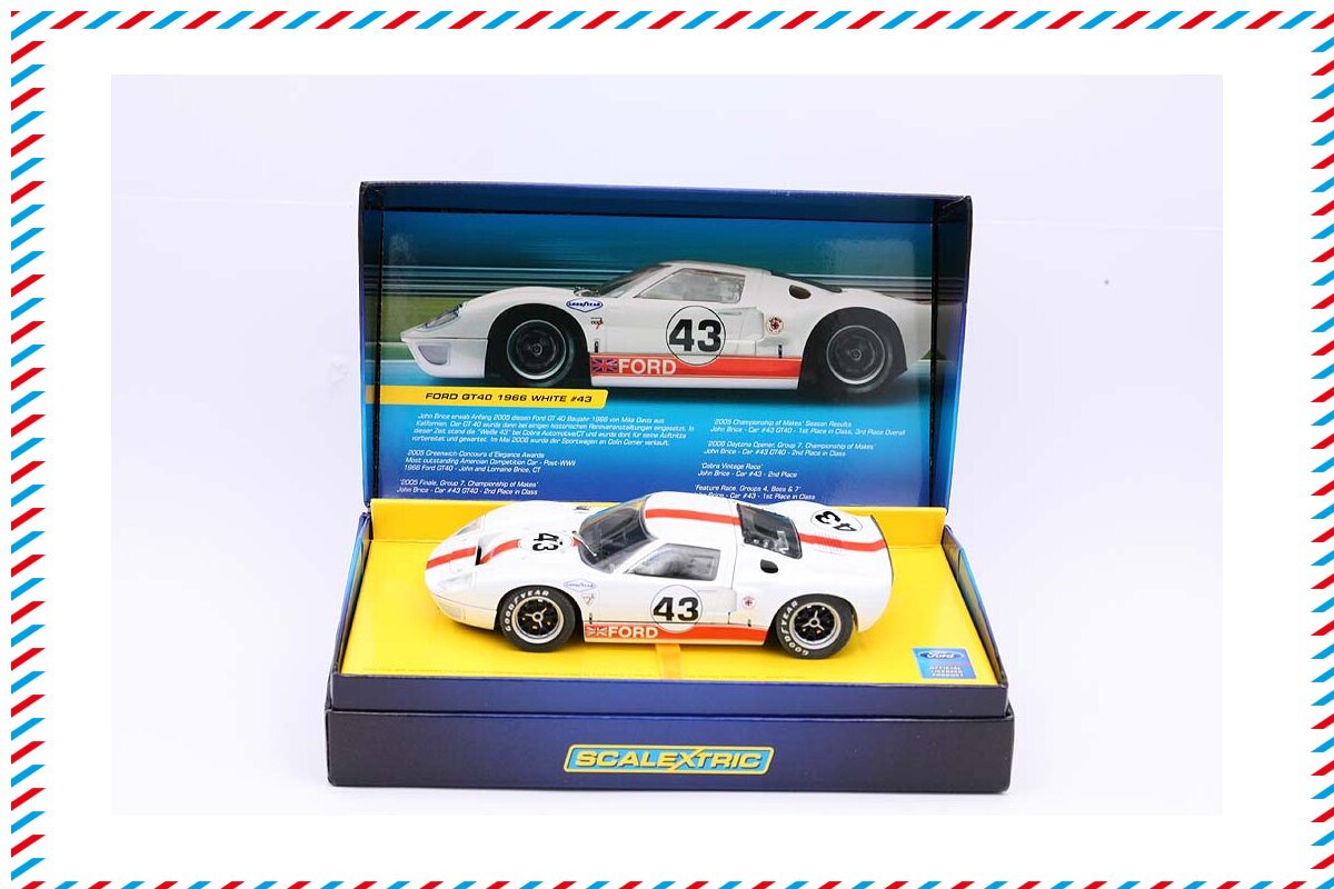 Ford GT 40 Le Mans 1966 Nr. 43 limited sport edition Scalextric C2941,  89,00 €