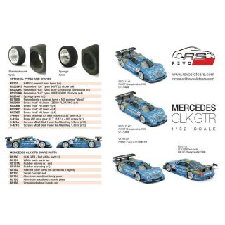 Kopie von Mercedes CLK GTR Nr.10 RevoSlot slotcar RS0093