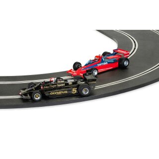 Swedish Grand Prix 1978 Brabham + Lotus twin pack Scalextric c4392A